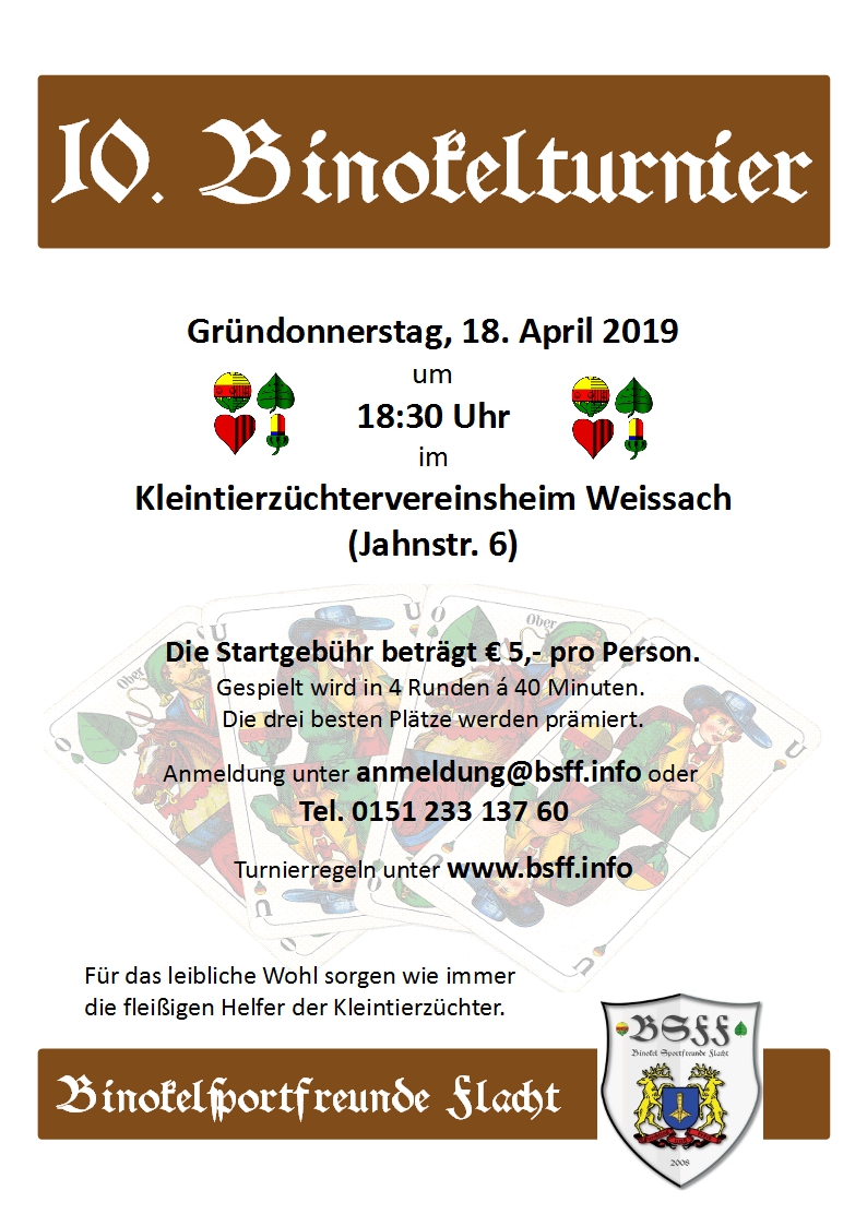 2019 Plakat Turnier